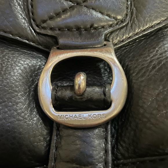 Michael Kors Black Leather Bag / Purse classic vintage in excellent condition - Picture 3 of 9